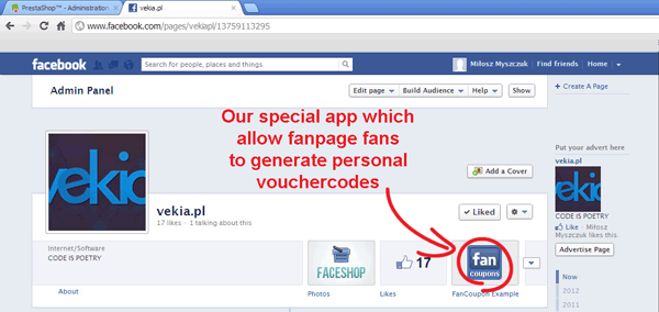 Image 15: Facebook Fan Coupons