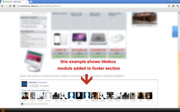 Foto 5: Caja de Me gusta de Facebook
