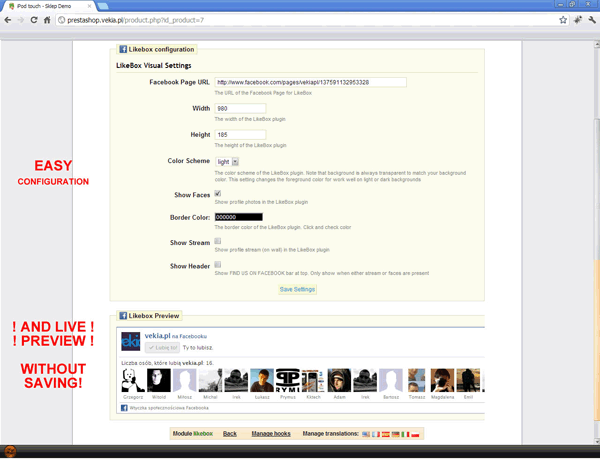 Foto 4: Caja de Me gusta de Facebook