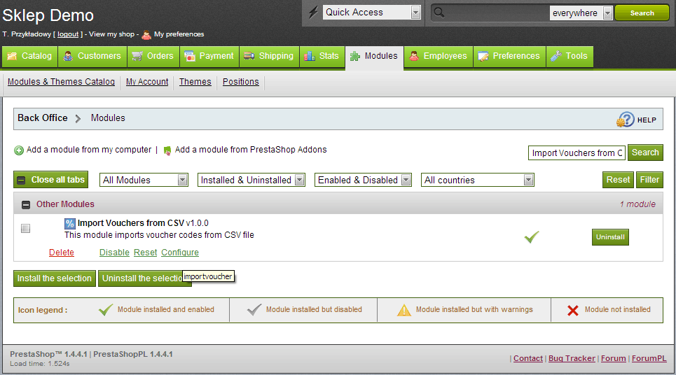 Zdjęcie 13: Import bonów z pliku CSV