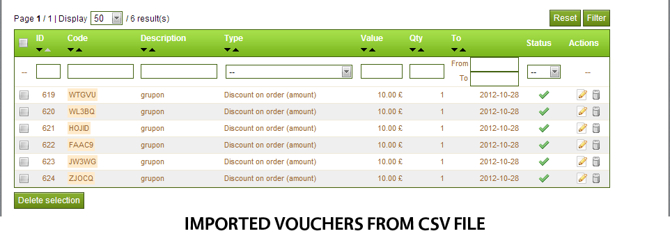Zdjęcie 8: Import bonów z pliku CSV