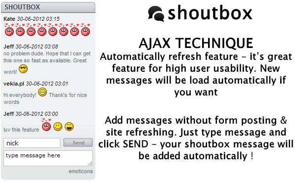 Foto 5: Shoutbox