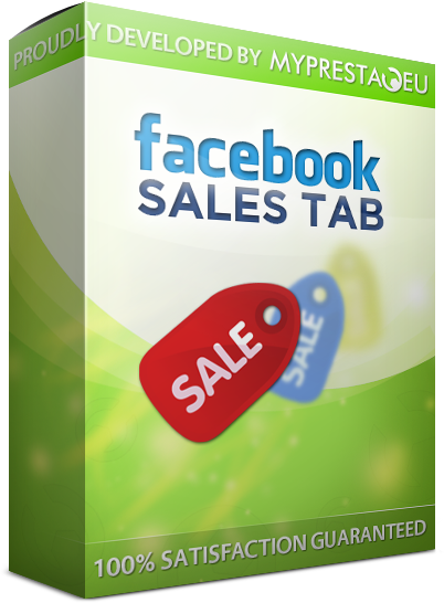 Prestashop sales tab for facebook fanpage