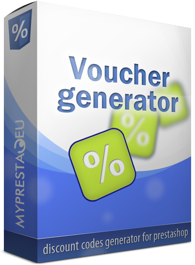 Vouchers generator prestashop coupon codes