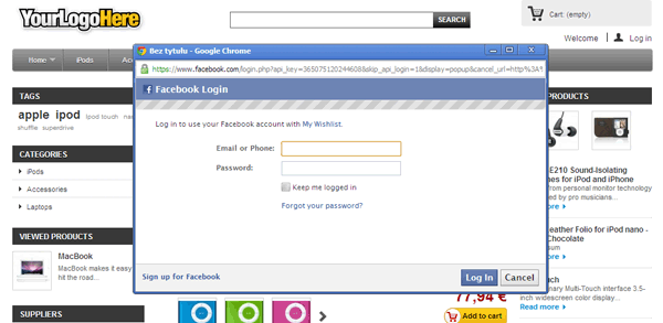 Image 5: Facebook Wishlist