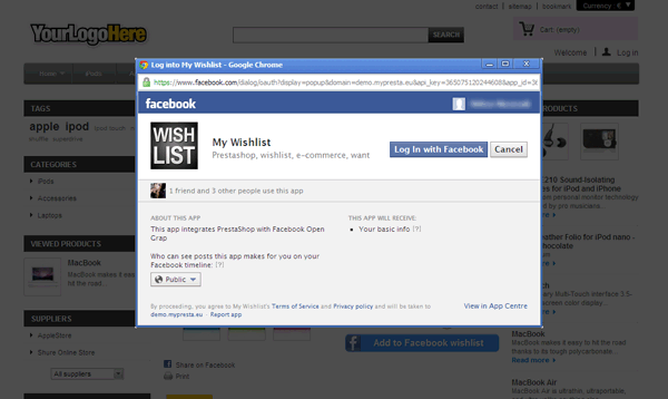 Image 3: Facebook Wishlist