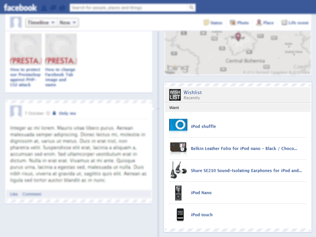 Image 11: Facebook Wishlist