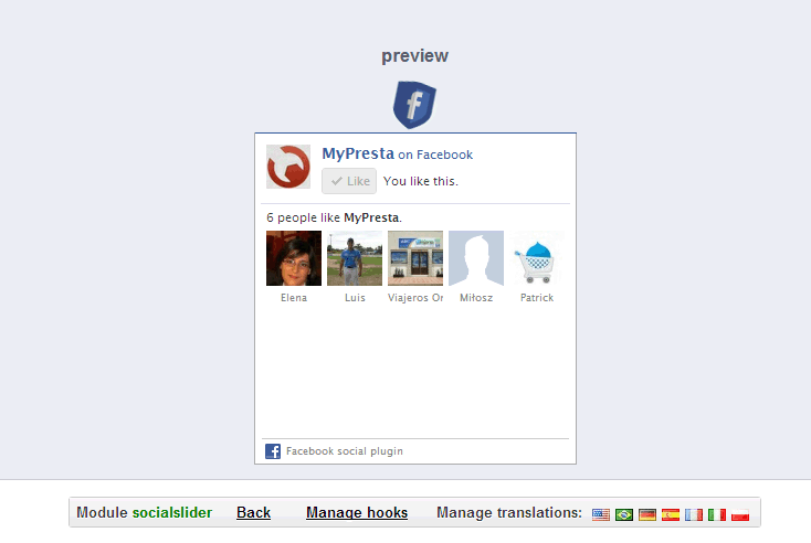 Zdjęcie 7: Social tabs slider