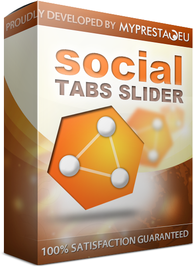 prestashop module social tabs slider