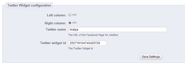 Zdjęcie 3: Twitter widget za darmo
