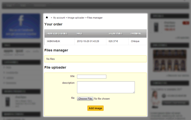 Foto 9: Cargador de imágenes de pedidos