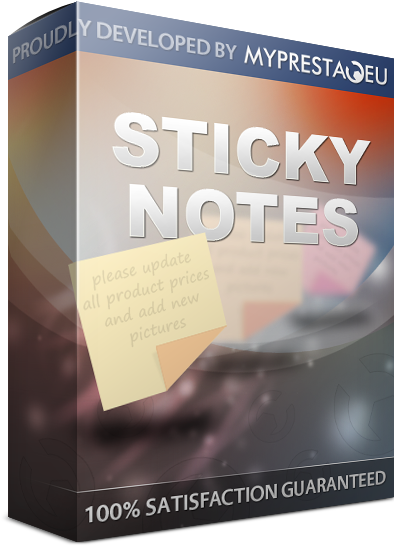 Prestashop Sticky Notes in back office - prestashop module
