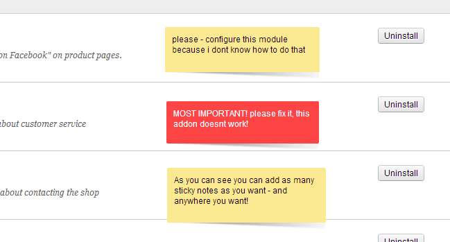 Zdjęcie 9: Back office - Notatki