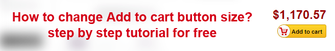 how to change add to cart button size tutorial prestashop