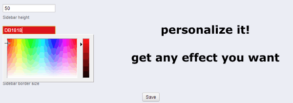 Foto 2: barra inferior con información importante