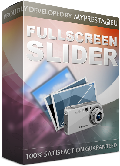 Fullscreen Prestashop Slider module