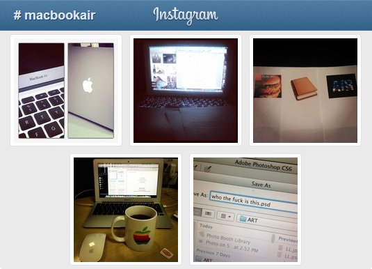 Photo 8: Flux Instagram produits