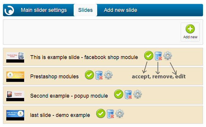 Foto 2: Prestashop Slider