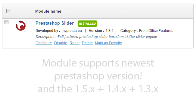 Foto 8: Prestashop Slider