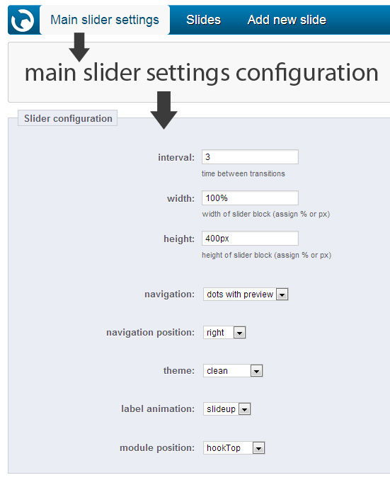 Foto 6: Prestashop Slider