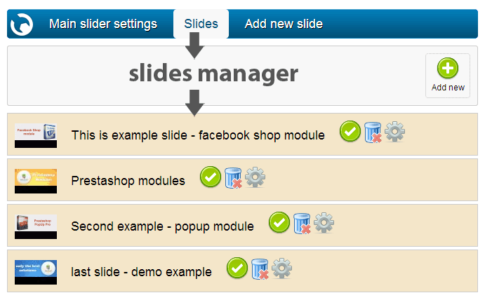 Foto 3: Prestashop Slider