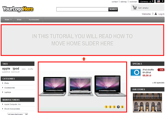 Foto 1: Homeslider oben