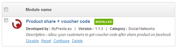 Foto 20: Compartir productos en Facebook + código de descuento