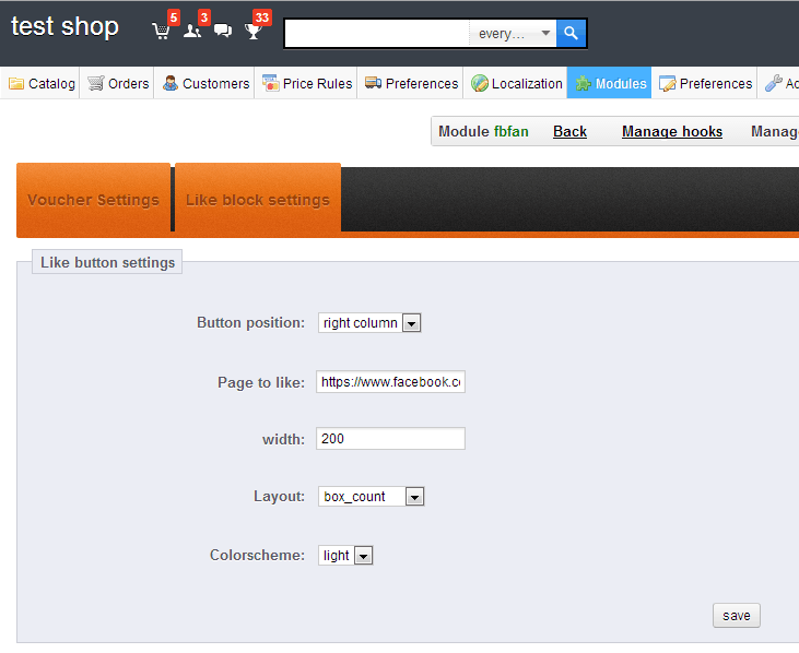 Foto 7: Facebook Like voucher code
