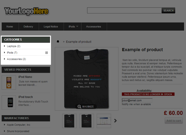 Image 3: Block categories with counter