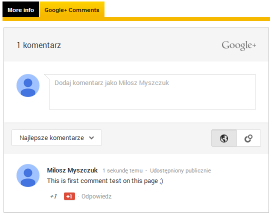 Foto 3: Google+ Kommentare