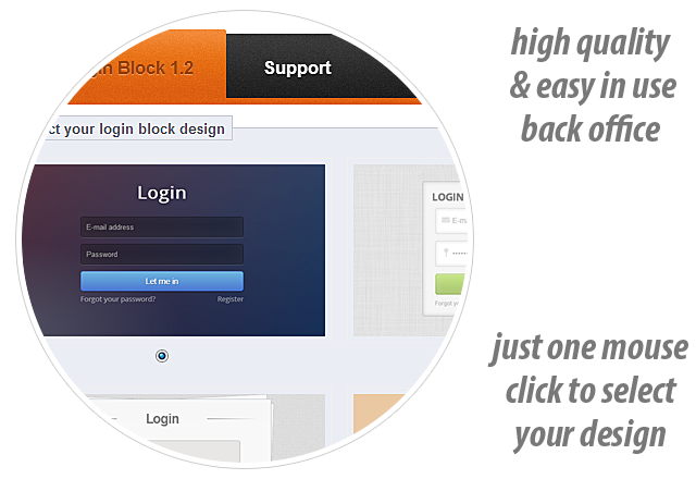 Zdjęcie 12: Logowanie PopUp