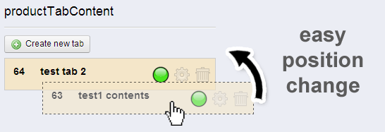Foto 9: Bloques de contenido de la página del producto