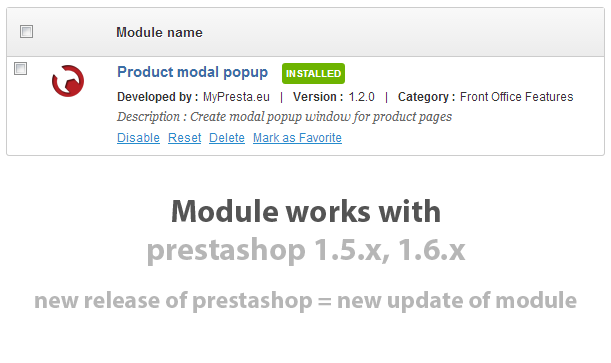 Zdjęcie 10: Popup na stornie produktu