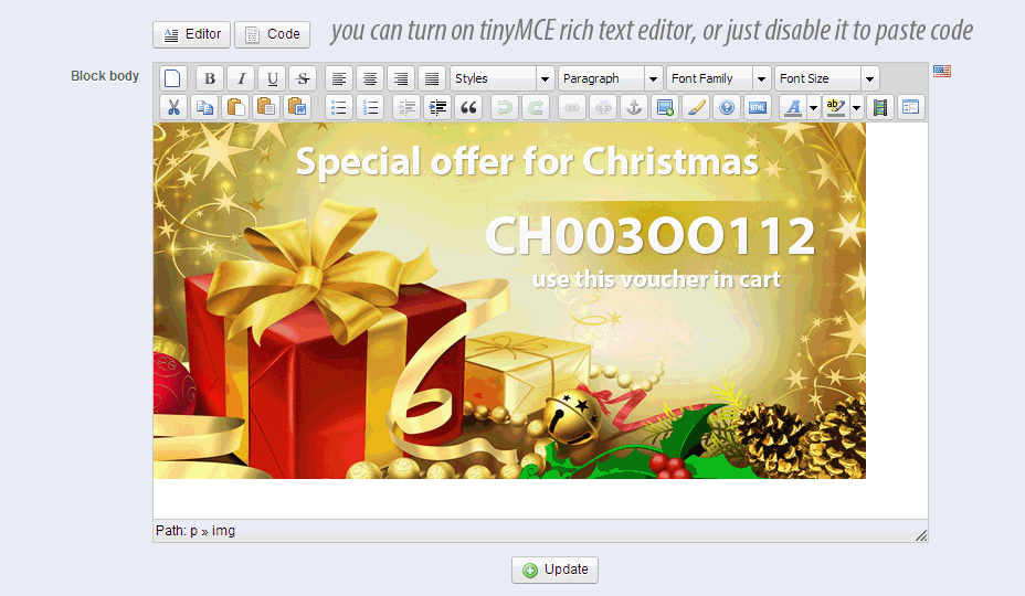Zdjęcie 4: Popup na stornie produktu