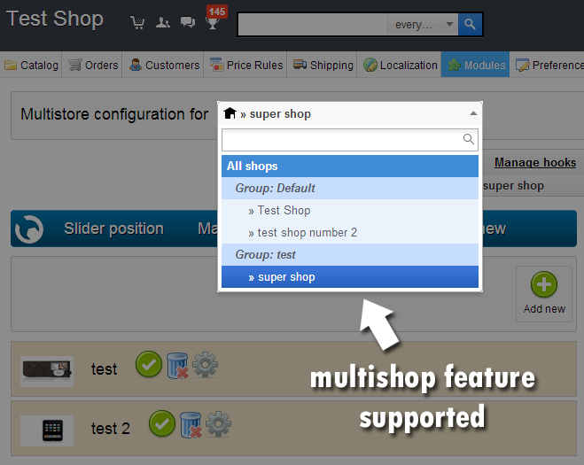 Foto 1: Presta Pro Slider