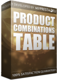 PrestaShop Product page combinations table This PrestaShop module empowers you to create a comprehensive matrix showcasing all available produc...