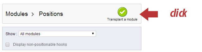 transplant module prestashop