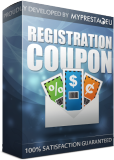 PrestaShop Voucher code after registration This module is great marketing tool. it's a kind of 