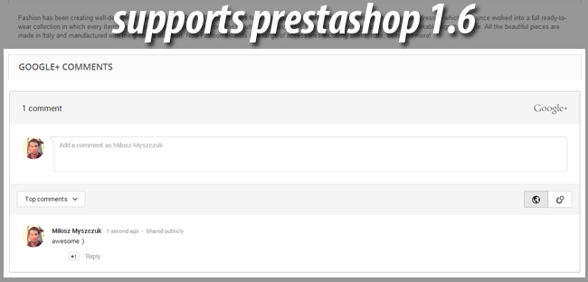 Foto 1: Google+ Kommentare