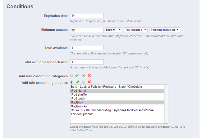 Foto 8: Compartir producto en Twitter + código de voucher