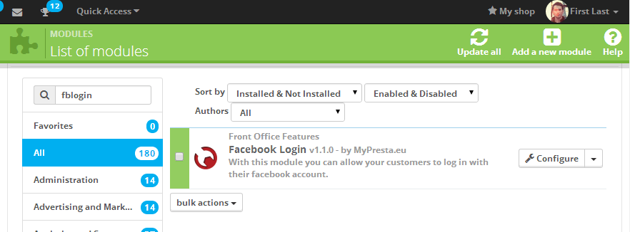 Foto 12: Login com Facebook
