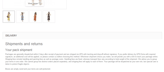 Image 3: Product page CMS tab