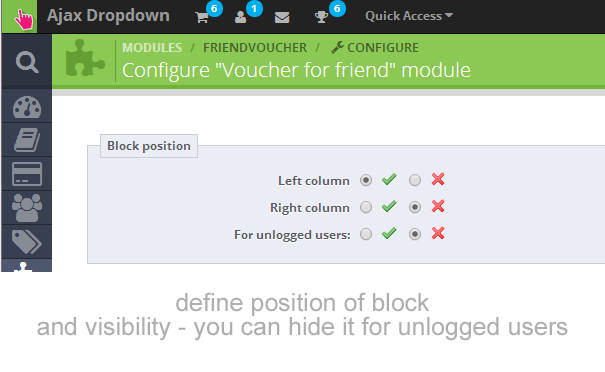 Foto 3: Cupón para amigo