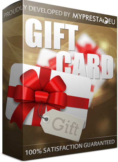 Gift card prestashop gift certificate sell voucher codes