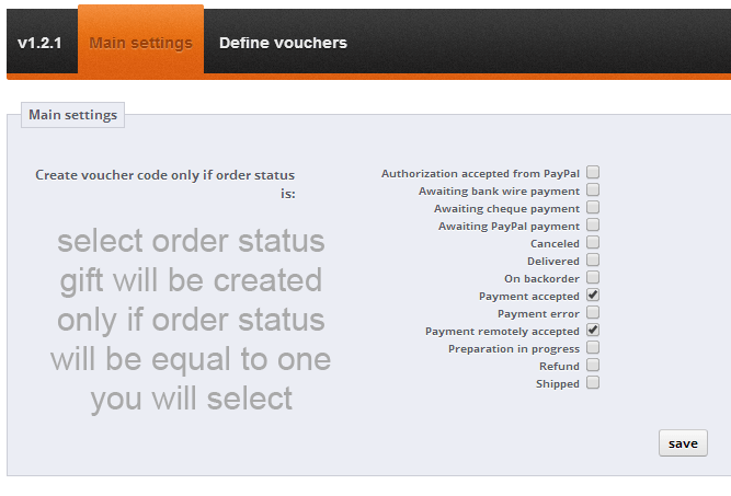 Foto 27: Tarjetas de regalo: vender códigos de cupón