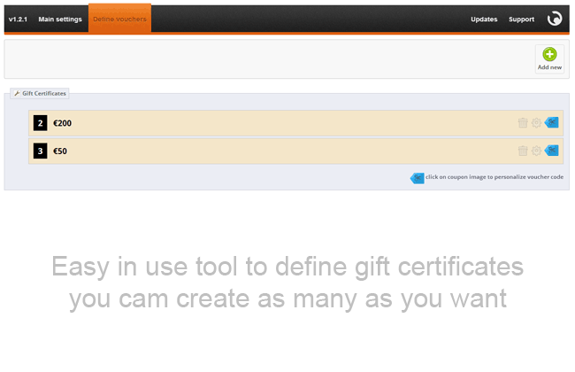 Foto 26: Tarjetas de regalo: vender códigos de cupón