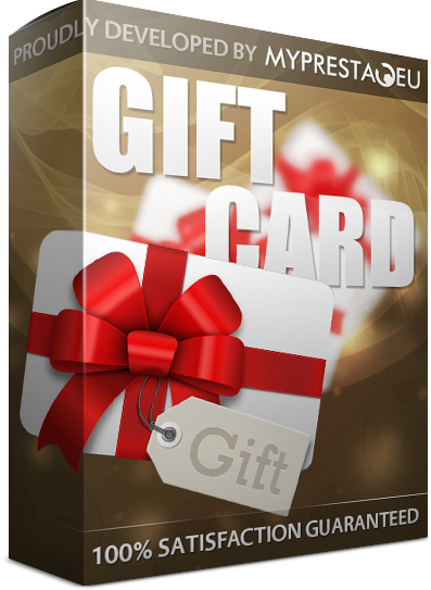 Gift card prestashop gift certificate sell voucher codes