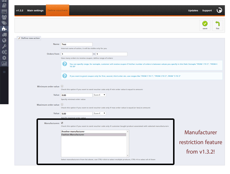 Image 11: Rewards - Voucher codes after orders