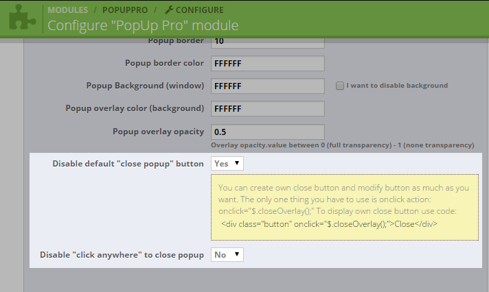 Zdjęcie 15: Okno Popup Pro