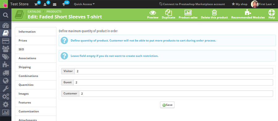 Image 21: Maximum product quantity